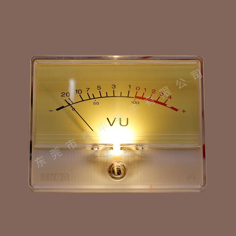 跨境出口TN-0表精度指9针式数字音频音TS量声高压功放表头VU电平