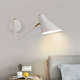 2022新款 卧室床头阅读壁灯现代简约摇臂可旋转书桌上看书学习墙灯