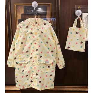 雨衣拉链书包位大帽檐幼儿园小学生大童雨披 2025轻薄速干儿童长款
