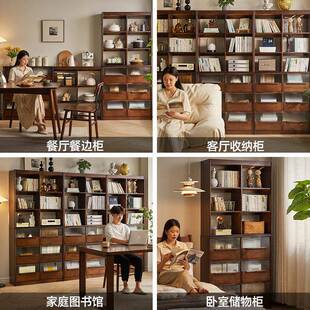 柜柜储儿自童合格置木物架书706架客厅格子由组合物实组合矮自由