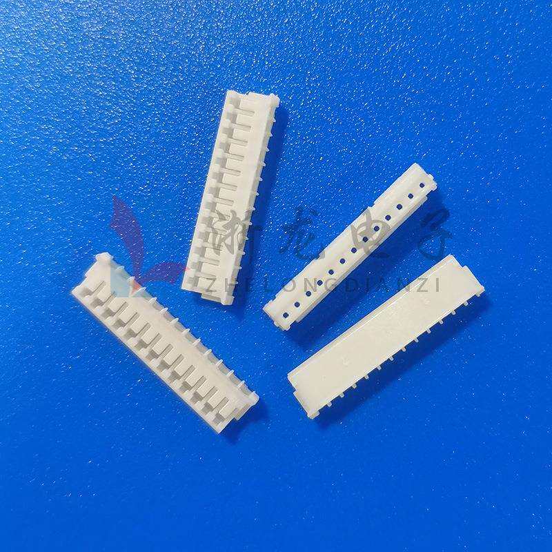 接插件ZH1.5-13P胶壳插头1.5-13Y母座孔座 1.5mm条形连接器 1000