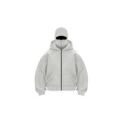 Men Zip Heavyweight Hooded Sweatshirt Athletic Hoodies