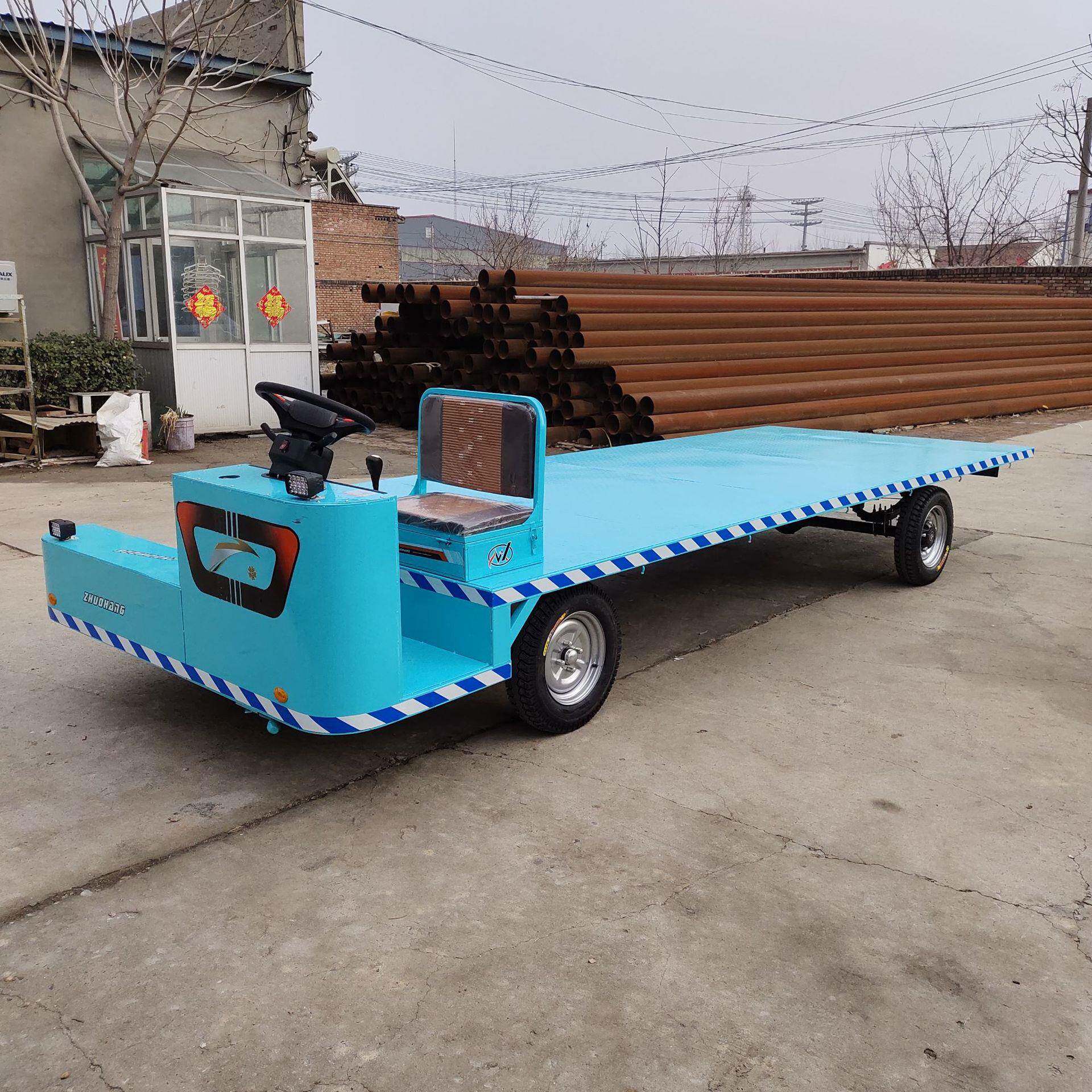 电动平板车搬运车四轮小推车仓库工地农用果园上料运输大载重