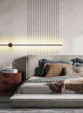 廊极简131长条壁卧室床头灯灯现代简灯约客厅墙线性壁灯过道走具