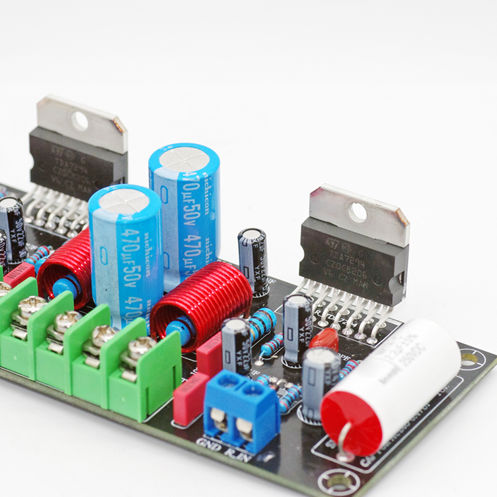 200W音频功率放大板DIY散件 DC24-40V TDA7294双声道功放模块
