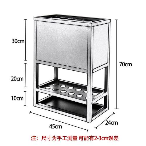 简约商用铁艺雨伞架酒店饭店无锁收纳架家用伞架金属伞具置物箱