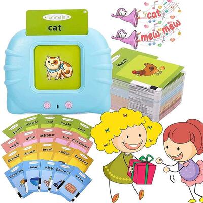 Educational Learning Talking Flash Cards Kindergarten Kids E