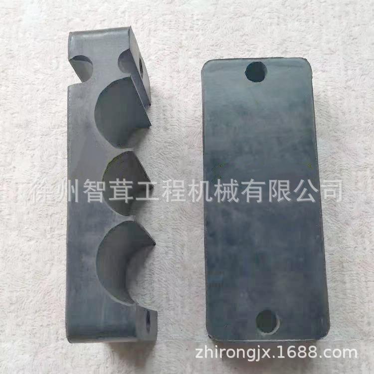 徐工压路机管夹 固定胶管卡子 液压油管橡胶垫 配件图片