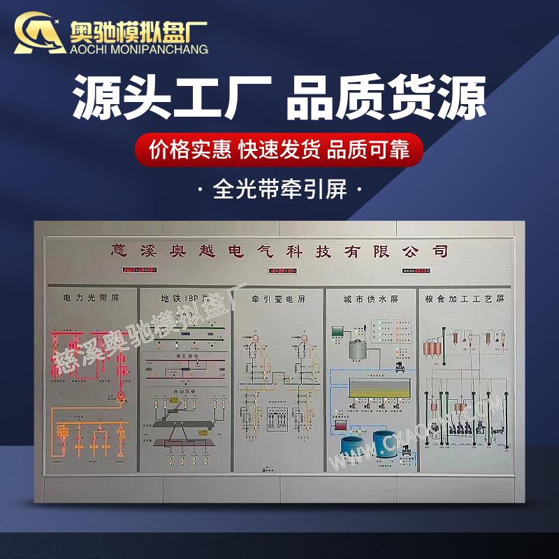 电力灯光模拟屏 马赛克图板模拟屏 电室模拟显示屏控制灯光模拟盘