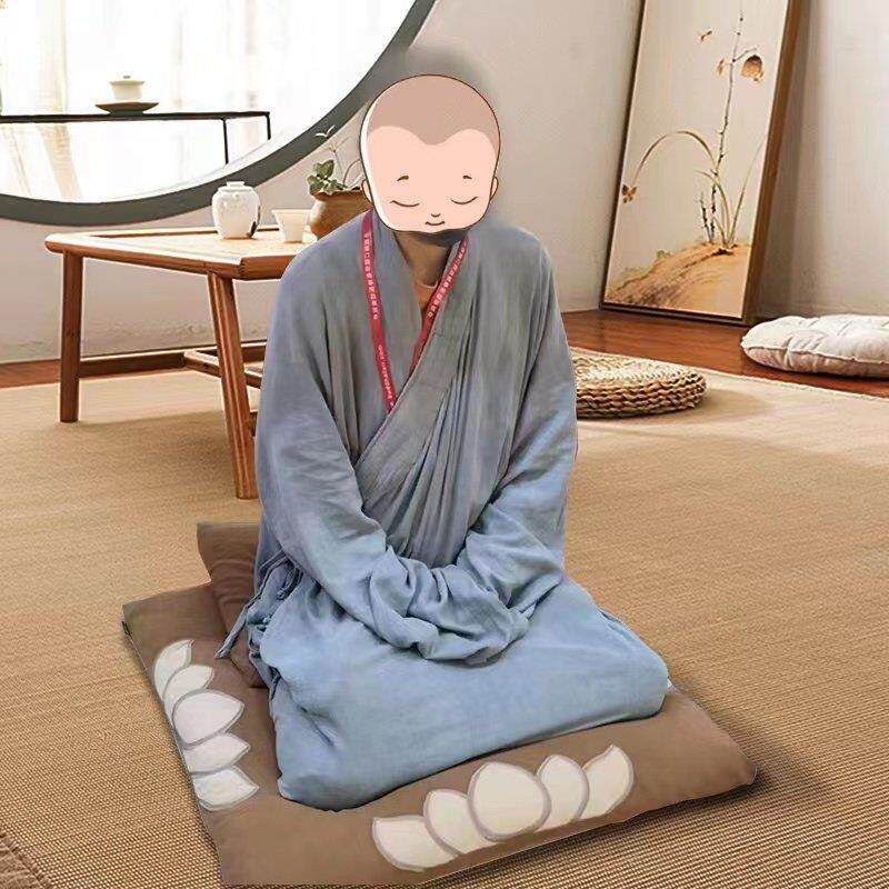 南怀瑾先生设计款醉溪纱木棉打坐拜垫禅修垫专业打坐垫居家静坐垫
