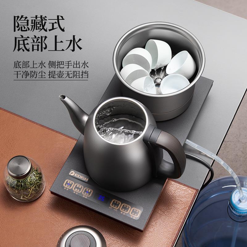 烧水壶全自动水壶泡茶底部上水热水壶茶台嵌入式钛电茶炉大容量