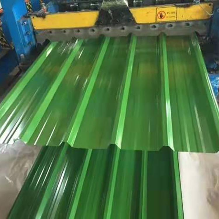 彩钢瓦 镀锌压型波纹瓦 墙面房顶彩钢泡沫岩棉瓦 建筑小草围挡瓦