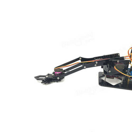 拼装亚克力机械舵机arduino 机械自由度无臂机械 客兼容4创 手爪