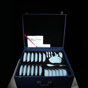 汝窑汝瓷网红酒店 开业活动简约商用轻奢家用陶瓷餐具套装