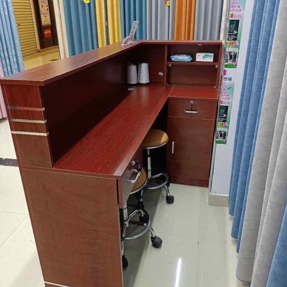收银台柜台吧台简约现代超市服装店美容院饭店接待台迎宾台 特价