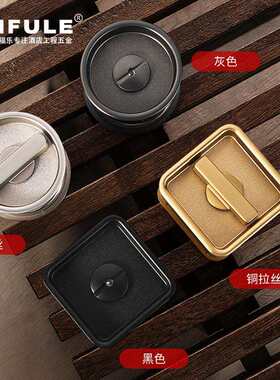 口袋门五金木移门锁带侧装拉手卧室推拉门锁厨房卫生间吊趟门钩锁