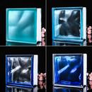 云雾彩色玻璃砖透明方形客餐厅玄关背景KTV酒吧装 修卫生间隔断墙