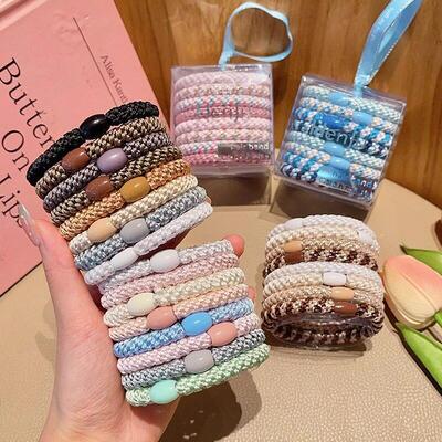 hair bands hair lead rope rubber bands being head ties band