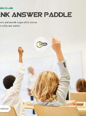 Hand in Holding Sign Portable White Boards Wooden Reusable