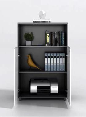 办公件纳收柜木质办公A99室边柜桌下柜档案资料文储物矮柜带锁