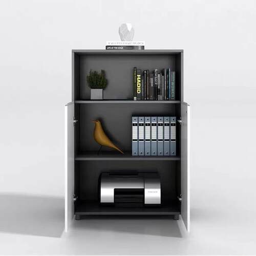 办公件纳收柜木质办公A99室边柜桌下柜档案资料文储物矮柜带锁