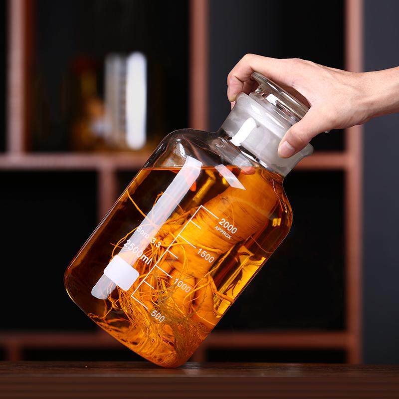 泡酒玻璃瓶加厚10斤20斤带龙头酒坛大容量家用透明泡王之