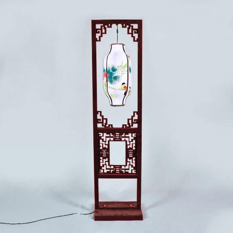 引唐新中式婚庆道具手绘灯笼路中国汉婚礼铁489艺屏风木质宫灯风