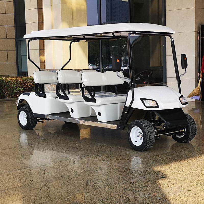 电动高尔夫球车厂区校园物业小区景区旅游观光车接待摆渡看房车