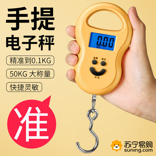 手提秤弹簧秤高精度便捷式家用随身带小勾称小型手提式电子称1789