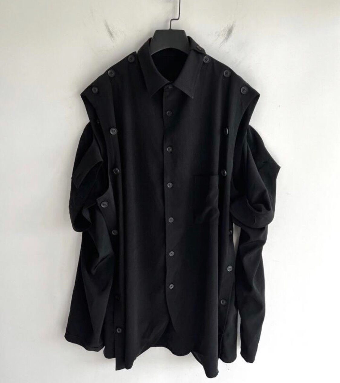 Yohji Yamamoto 21SS Multi-Structure Garment — front