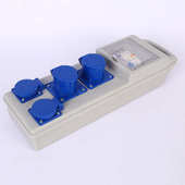 2尼龙防水五孔10A临时配电箱 16两工业 小电源箱 工地3 手提式