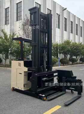 VNA窄通道叉车1吨6米举升电动座驾式高位堆高三向堆垛机