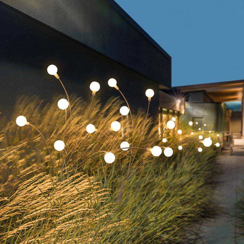 太阳能草坪灯户外花园灯萤火虫灯布置别墅庭院灯装饰氛围灯露台灯