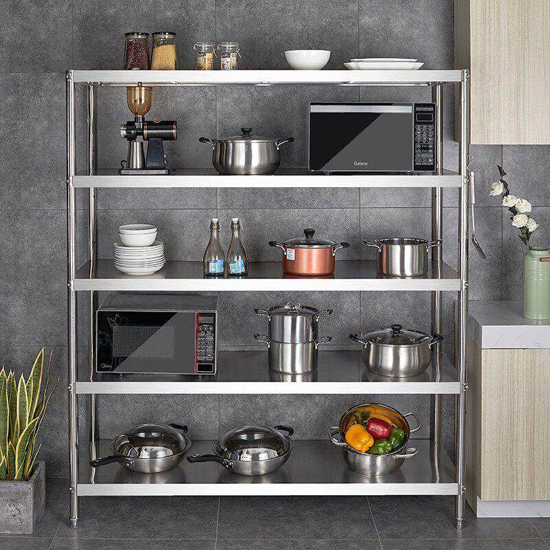 厨房置物架落地柜多层多功能不锈钢货架5整体橱柜收纳置物架锅架,厨房/烹饪用具,厨房置物架/置物柜/角架,淘宝优惠券,粉丝福利购,淘宝优惠卷