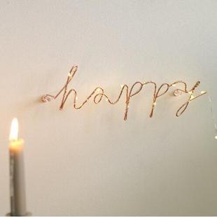 ins北欧玄关客厅壁饰 立体金属字母铁艺墙壁装饰 摆拍造型少女心