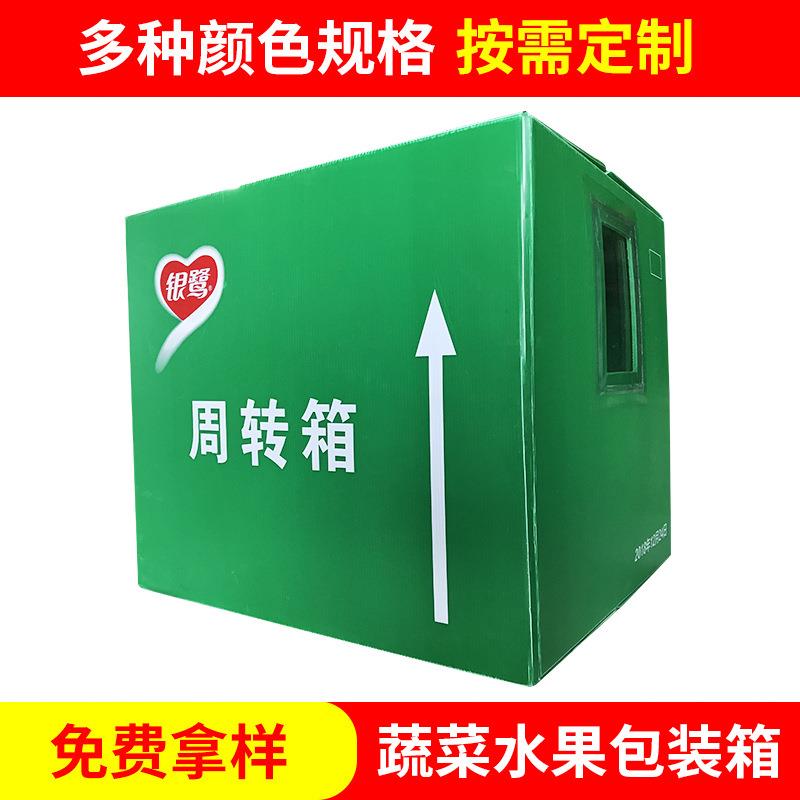尺寸PBAT水果蔬菜包装箱印刷折叠型箱子瓦楞材质塑料环保材质