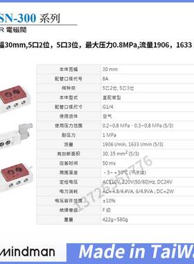 MVSN-220-4E1, 4E2, 300-3E1, 3E2, 4E2C/P/R明曼台湾金旗电磁阀