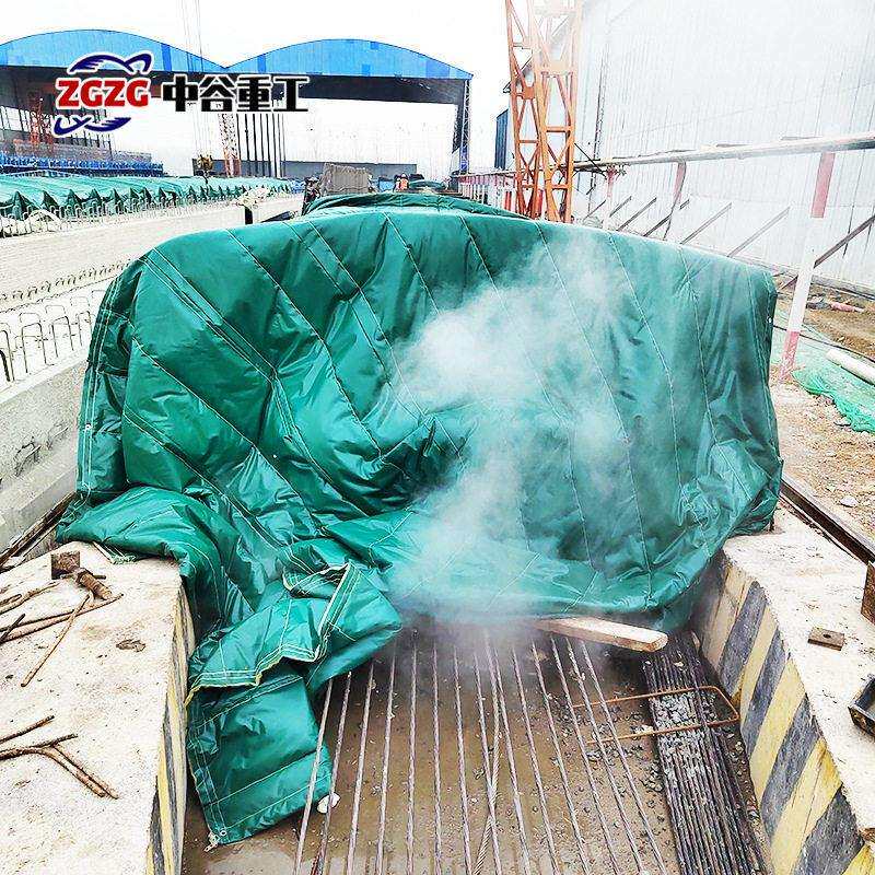 桥梁加温脱模养护篷推拉式箱梁混凝土养护棚电动遥控伸缩蓬