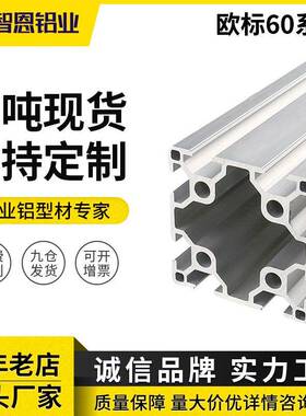 欧标6060铝型材工业流水线铝材重型设备铝合金方管框架6630R支架
