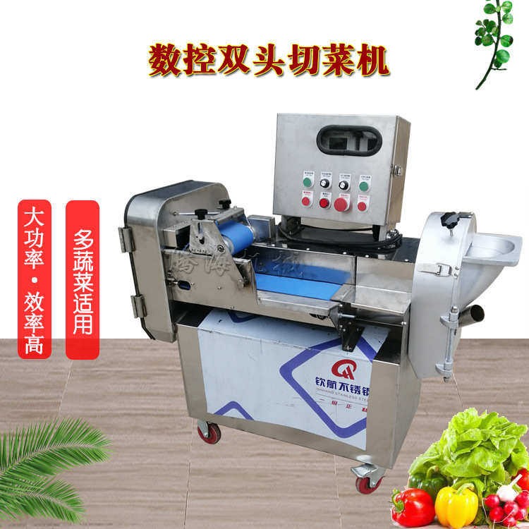 双头大型切菜机 数控多功能酒店食堂商用切菜机 水果蔬菜切丁机,厨房电器,食品保鲜真空机,淘宝优惠券,粉丝福利购,淘宝优惠卷