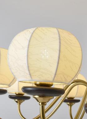 法式中古风客厅吊灯简约现代大气欧式大厅简欧创意餐厅卧室灯3608