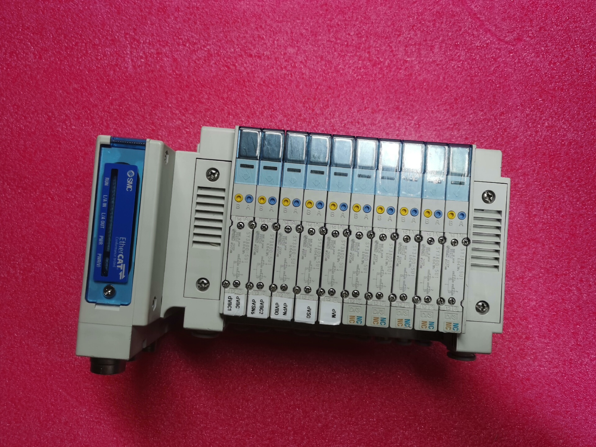 SMC阀岛EX260-SEC2电磁阀SY3A00-5U1