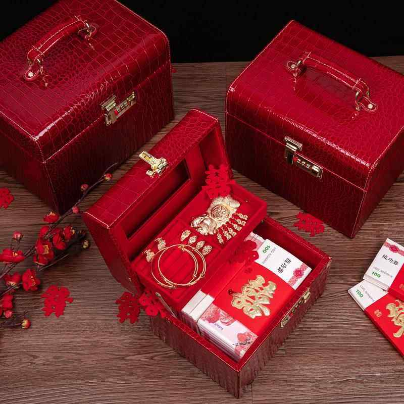 彩礼钱盒子礼金订婚聘礼提亲聘金盒三金定亲礼盒首饰盒箱10万结婚,节庆用品/礼品,红包/利是封,淘宝优惠券,粉丝福利购,淘宝优惠卷