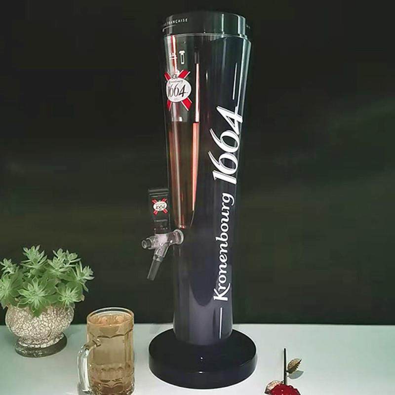 机厂家塔直销啤酒啤酒溶酒器3L扎啤酒炮酒器酒架分酒DUT柱不锈钢