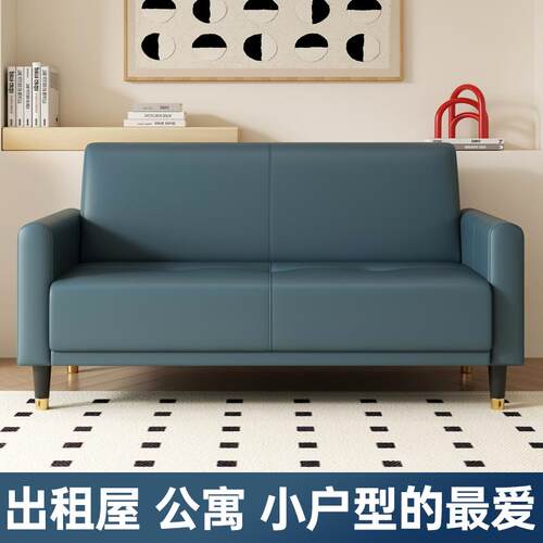 沙发小户型客厅简约双人位两三人座北欧出租房公寓简易服装店小型
