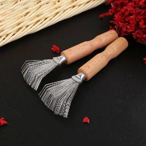 1PCS Wooden Comb Cleaner Delicate Cleaning Removable Hair
