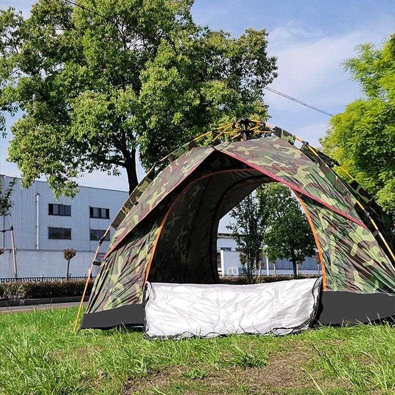 帐篷露营免搭建户外全自动野营防雨防寒速开公园过夜双人户外旅行