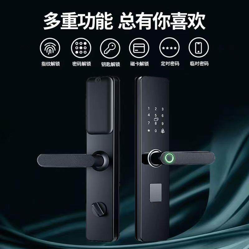 智能指纹密码门锁指纹锁家用防盗门电子锁密码锁出租房民宿入户