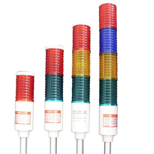多警层示灯led指示灯机床号灯2v220信vLED三IAN色报警防水4警示灯