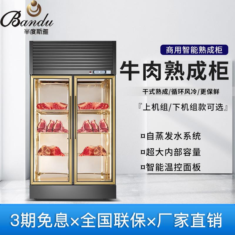半度斯雅湿式牛肉排酸柜商用西餐厅干式牛排熟成柜冷藏保鲜展示柜